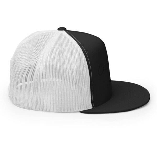 A Trucker 6006 Snap Back Cap Citizens Army w/ Flag (Black Font) on a white background.
