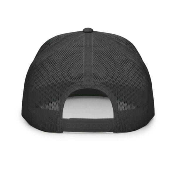 The back view of a Trucker 6006 Snap Back Cap Citizens Army w/ Flag (Black Font) mesh trucker hat.