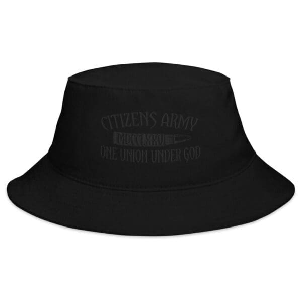 BX003 Bucket Hat w/ Black Logo.