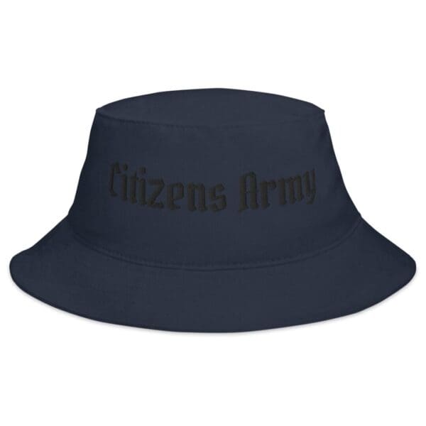 BX003 Bucket Hat w/Citizens Army (Black Font)