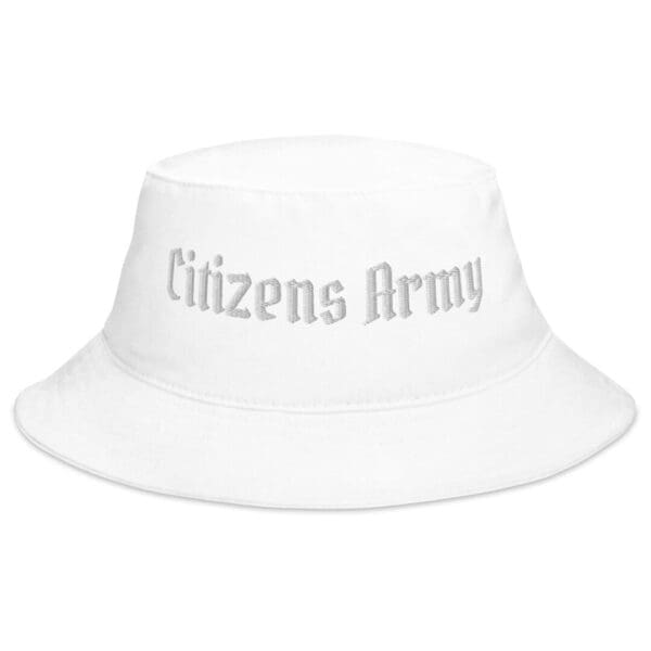 BX003 Bucket Hat w/Citizens Army (White Font)