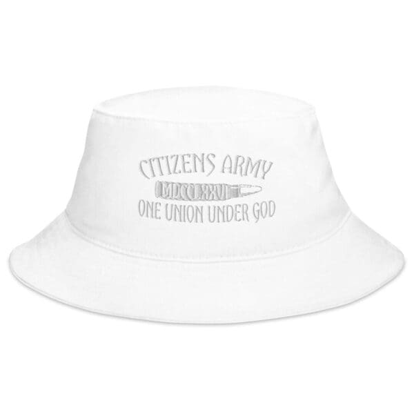 BX003 Bucket Hat w/ White Logo Citizen's army bucket hat.