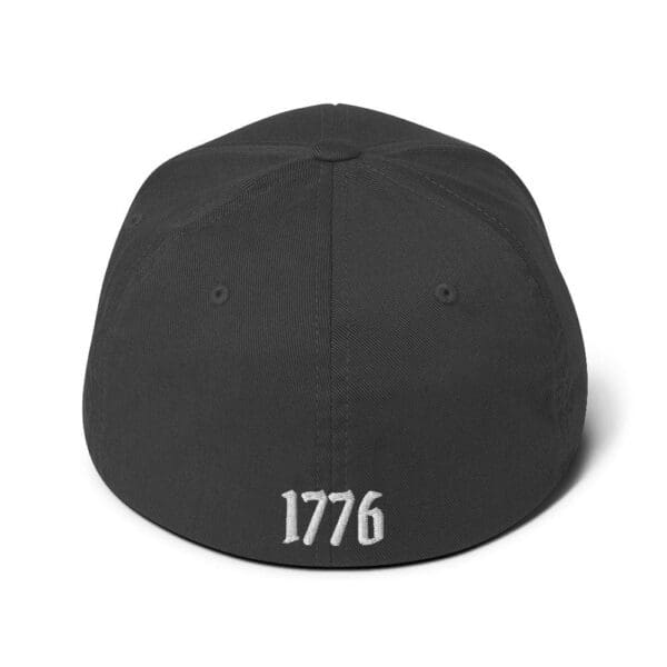 A black 6277 Flexfit Cap w/Citizens Army (White Font) hat with the word 1776 on it.