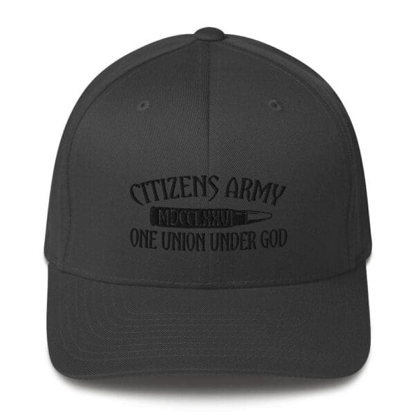 Citizens army - one union under god - 6277 Flexfit Cap w/ Black Logo.