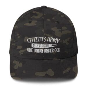 Citizen's army one union under god 6277 Flexfit Cap w/ White Logo.