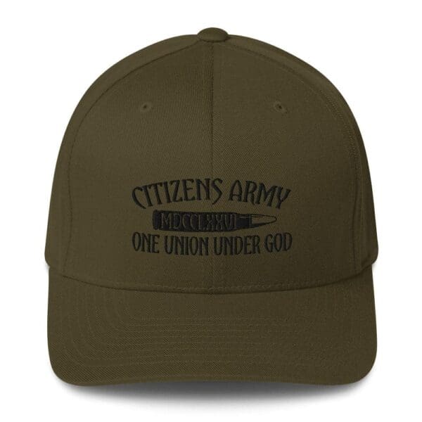 Citizen's army - one union under god - 6277 Flexfit Cap w/ Black Logo.