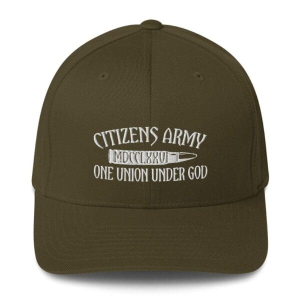 Citizen's army - one union under god - 6277 Flexfit Cap w/ White Logo.