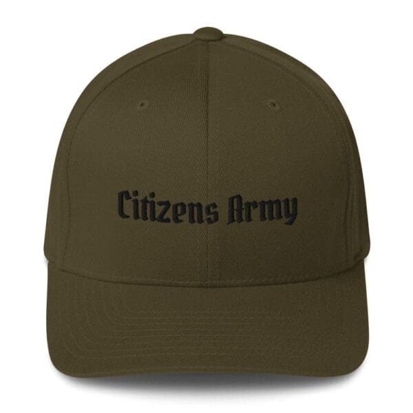 6277 Flexfit Cap w/Citizens Army (Black Font)