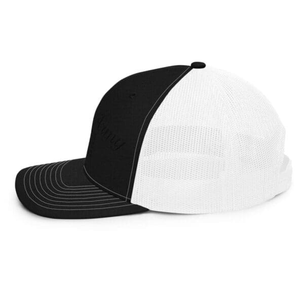 A 112 Snap Back Trucker Cap Citizens Army w/ Flag (Black Font) on a white background.