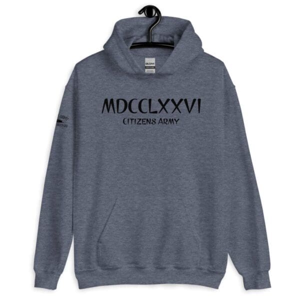 Women's MDCCLXXVI (1776) CLASSIC Hoodie (Dark Font) - Image 2