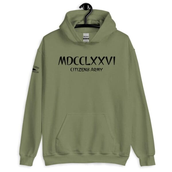 Women's MDCCLXXVI (1776) CLASSIC Hoodie (Dark Font) - Image 3