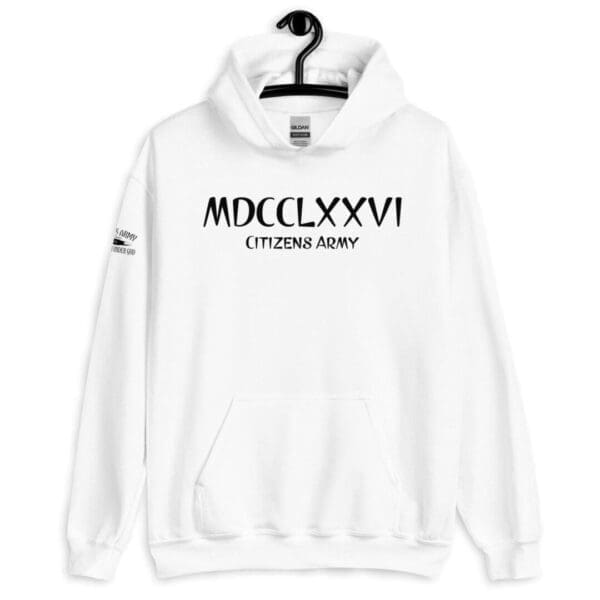 Women's MDCCLXXVI (1776) CLASSIC Hoodie (Dark Font) - Image 5