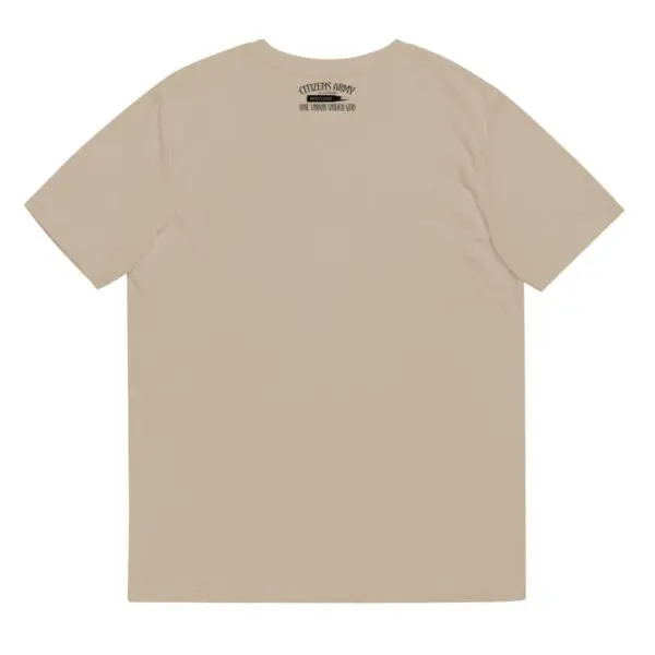 CITIZENS ARMY Athletic Fit T-Shirt (1st Dark Font) Khaki Colors - Image 5