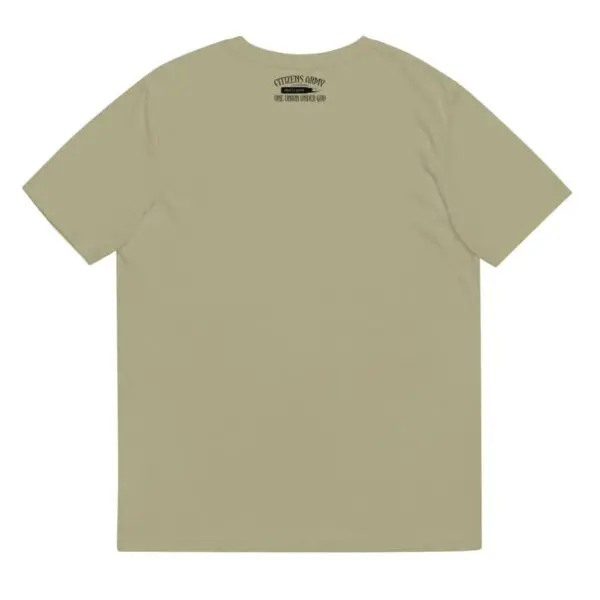 CITIZENS ARMY Athletic Fit T-Shirt (1st Dark Font) Khaki Colors - Image 3