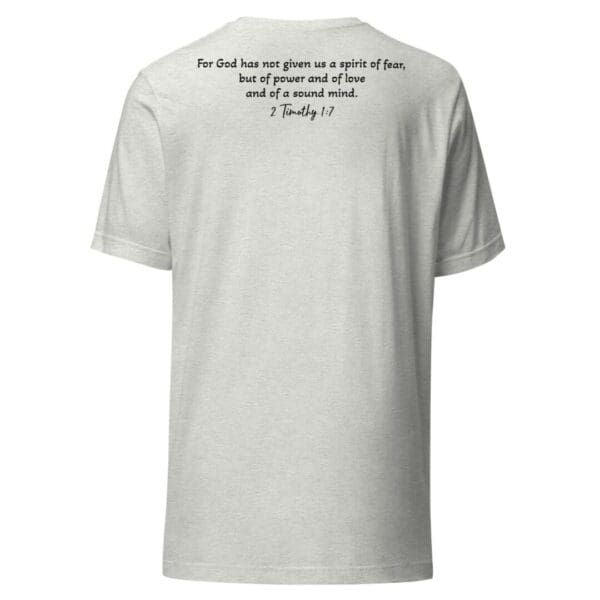 2 Timothy 1:7 (NKJV) Relaxed Fit T-Shirt (Dark Font) - Image 18