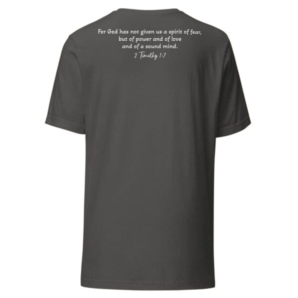 2 Timothy 1:7 (NKJV) Relaxed Fit T-Shirt (Light Font) - Image 12