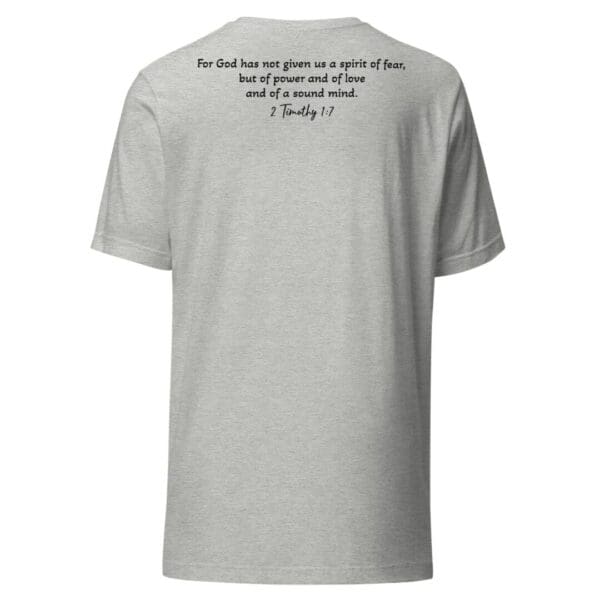 2 Timothy 1:7 (NKJV) Relaxed Fit T-Shirt (Dark Font) - Image 10