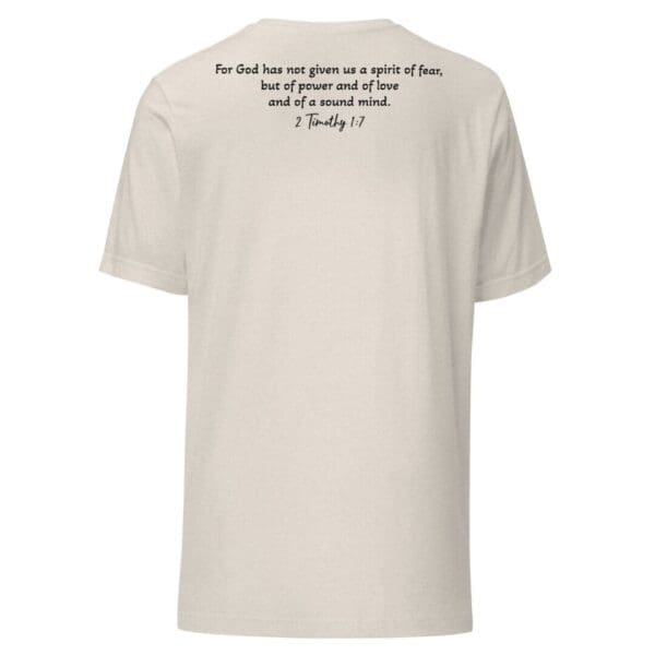 2 Timothy 1:7 (NKJV) Relaxed Fit T-Shirt (Dark Font) - Image 14