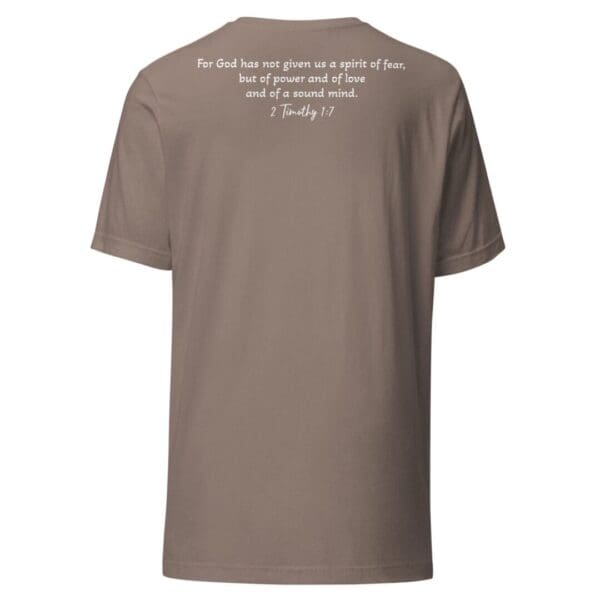 2 Timothy 1:7 (NKJV) Relaxed Fit T-Shirt (Light Font) - Image 16