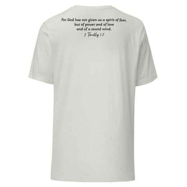 2 Timothy 1:7 (NKJV) Relaxed Fit T-Shirt (Dark Font) - Image 16