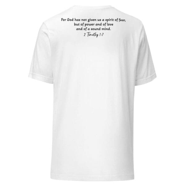 2 Timothy 1:7 (NKJV) Relaxed Fit T-Shirt (Dark Font) - Image 20